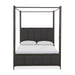 Modus Lucerne Upholstered Canopy Bed in Vintage Coffee Image 3