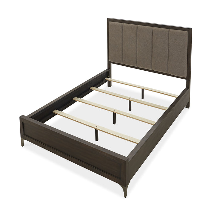 Modus Lucerne Upholstered Panel Bed in Vintage CoffeeImage 5
