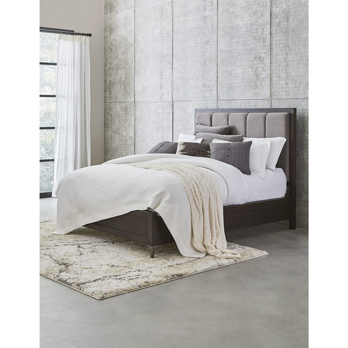Modus Lucerne Upholstered Panel Bed in Vintage Coffee Main Image