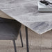 Modus Furniture Lucia Extendable Stone Top Metal Leg Dining Table in Piedra and Black 655450372230 LELB60 Image 7