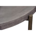 Modus Lyon Round Natural Concrete and Metal Coffee Table Image 3