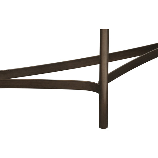 Modus Furniture Lyon Semi circular Natural Concrete and Metal Console Table 655450173516 A89423 Image 5