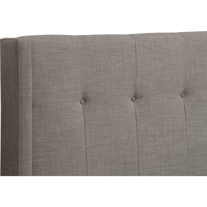 Modus Furniture Madeleine Wingback Upholstered Headboard in Dolphin Linen  3ZH3L BH7 Image 3