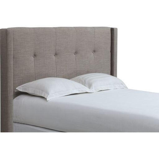 Modus Furniture Madeleine Wingback Upholstered Headboard in Dolphin Linen  3ZH3L BH7 Image 4