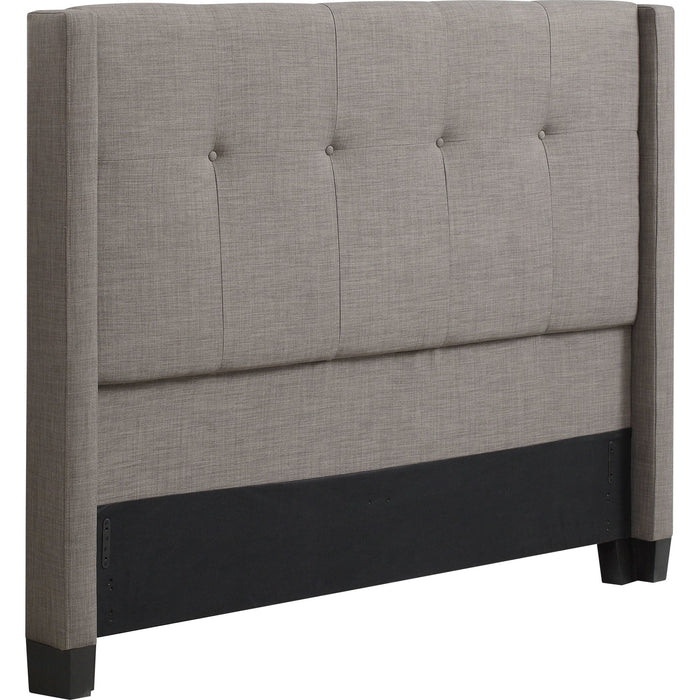 Modus Furniture Madeleine Wingback Upholstered Headboard in Dolphin Linen  3ZH3L BH7 Image 5
