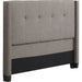 Modus Furniture Madeleine Wingback Upholstered Headboard in Dolphin Linen  3ZH3L BH7 Image 5