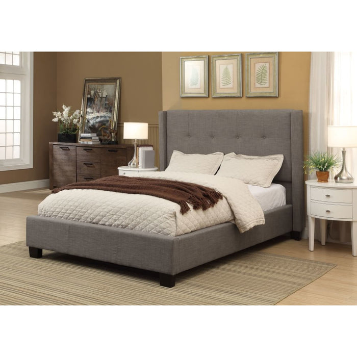 Modus Furniture Madeleine Wingback Upholstered Platform Bed (2026)  XYH3A  Image 1