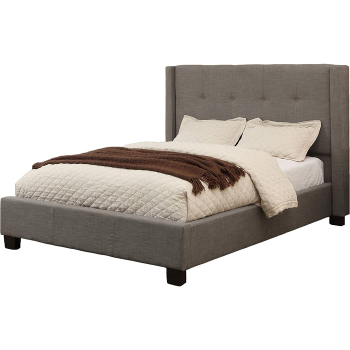 Modus Furniture Madeleine Wingback Upholstered Platform Storage Bed  3ZH3D 7 Image 7