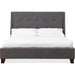 Modus Furniture Madera Upholstered Platform Bed in Dark Charcoal (2026)  JWHLJ  Image 2