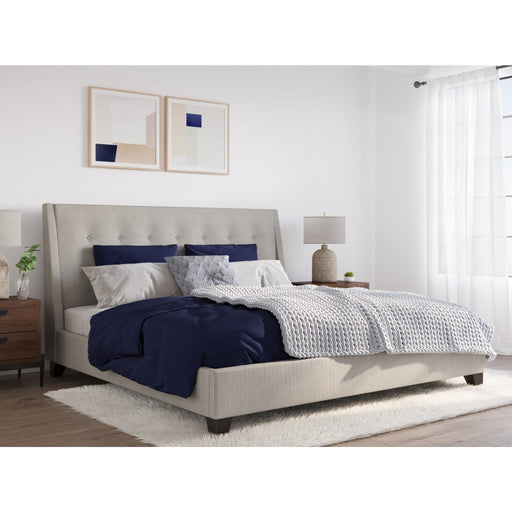 Modus Furniture Madera Upholstered Platform Bed in Putty (2026)  JWHMJ  Main Image