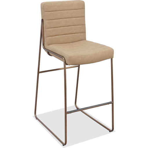 Modus Furniture Madison Metal Frame Bar Stool in Honey Synthetic Leather 655450458934 PWTA75APJ Image 1