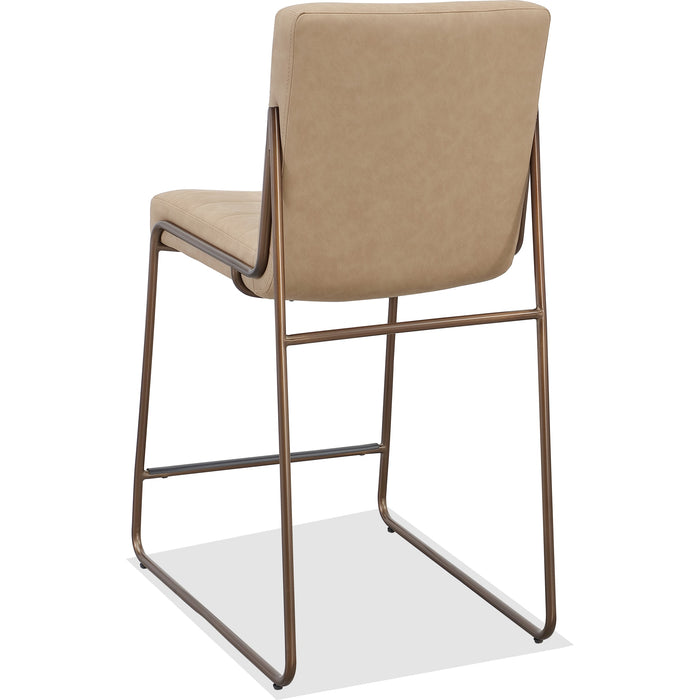 Modus Furniture Madison Metal Frame Counter Stool in Honey Synthetic Leather 655450458927 PWTA69APJ Image 3