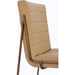 Modus Furniture Madison Metal Frame Dining Chair in Honey Synthetic Leather 655450423437 PWTA63APJ Image 4
