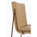Modus Madison Metal Frame Dining Chair in Honey Synthetic LeatherImage 4