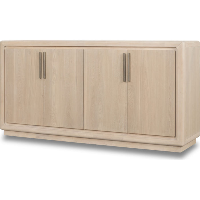 Modus Furniture Magnolia 4 Door Wooden Sideboard in Daffodil 655450468766 TKXE78 Image 3