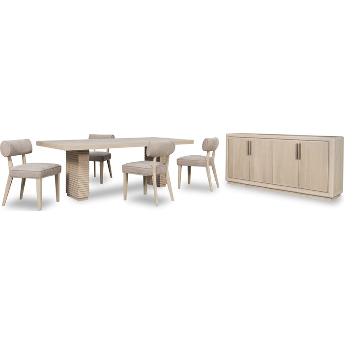 Modus Furniture Magnolia Wood Frame Upholstered Dining Chair in Brown Sugar Chenille 655450468759 TKXE63 Image 11