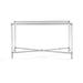 Modus Marilyn Glass Top and Steel Base Rectangular Console TableImage 3