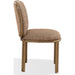 Modus Furniture Mataranka Dining Chair in Giraffe Chenille and Brushed Golden Stainless Steel 655450481895 UTT663 Image 3