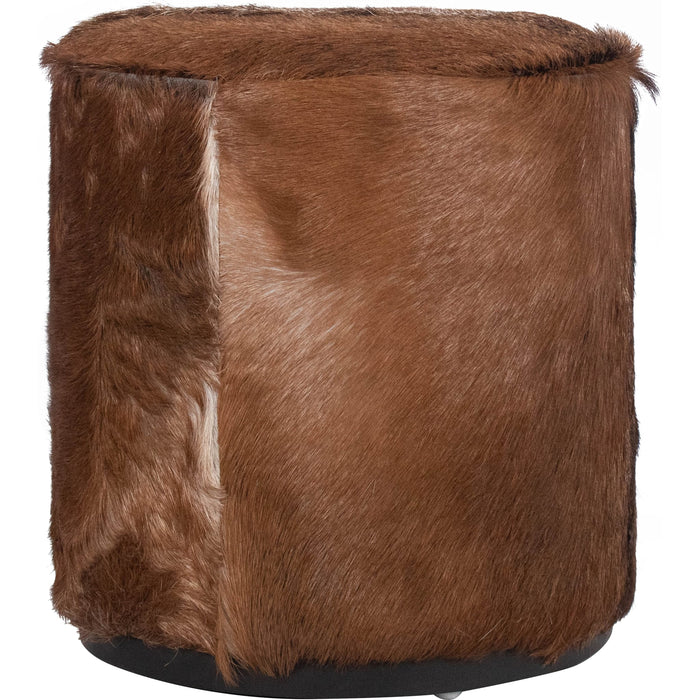 Modus Furniture Matola Small Rd Ottoman  Acrn 655450473494 TSXR88S Main Image