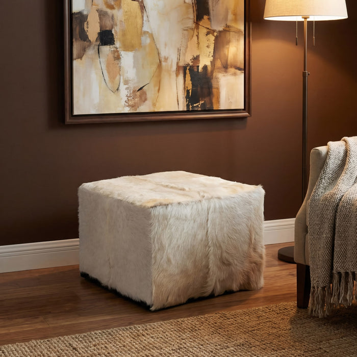 Modus Furniture Matola Sq Ottoman  Macadamia 655450473500 TSXS88 Main Image
