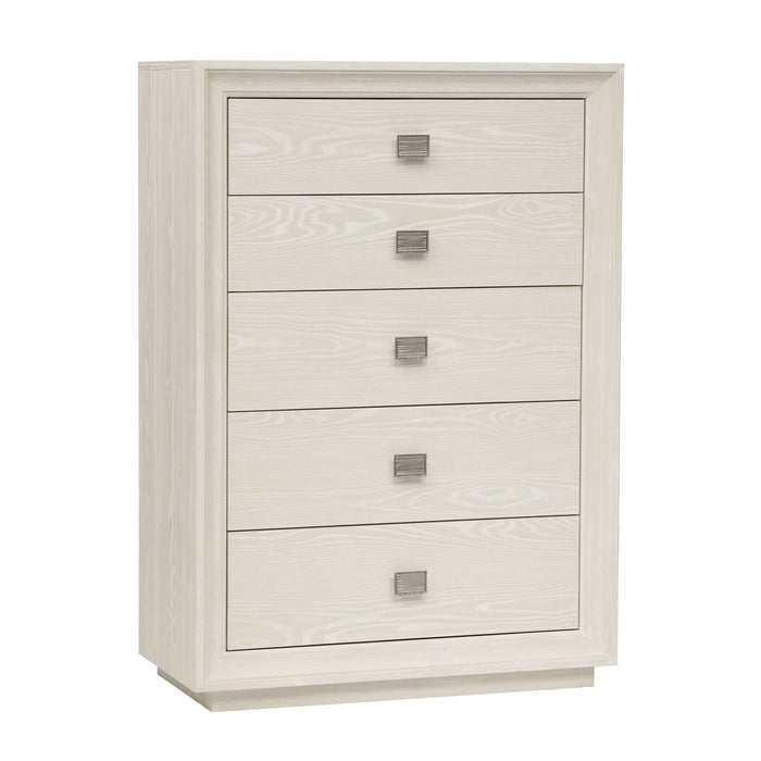 Modus Maxime Five Drawer Chest in Ash Image 1
