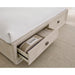 Modus Maxime Two Drawer Footboard Storage Platform Bed In AshImage 1