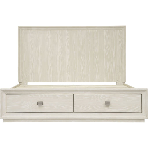 Modus Furniture Maxime Two Drawer Footboard Storage Platform Bed In Ash  MSNFJ  Image 6