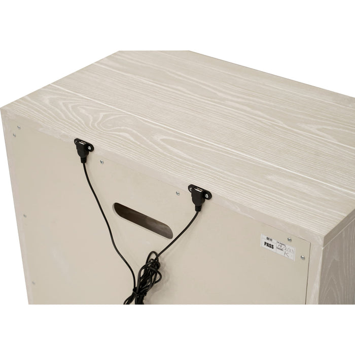 Modus Furniture Maxime Two Drawer USB Charging Nightstand  655450395383 MSNF81B Image 6