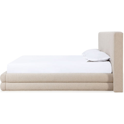 Modus Furniture Maya Upholstered Platform Bed in Brun Boucle (2026)  QCTLJ  Image 7