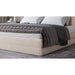 Modus Furniture Maya Upholstered Platform Bed in Brun Boucle  QCTLH  Image 1