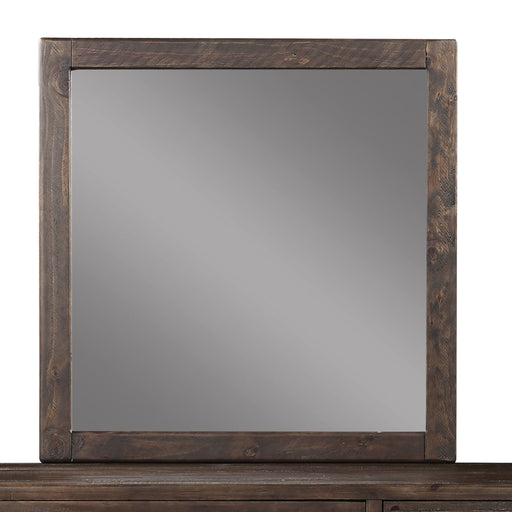 Modus McKinney Solid Wood Beveled Glass Mirror in Espresso PineImage 1