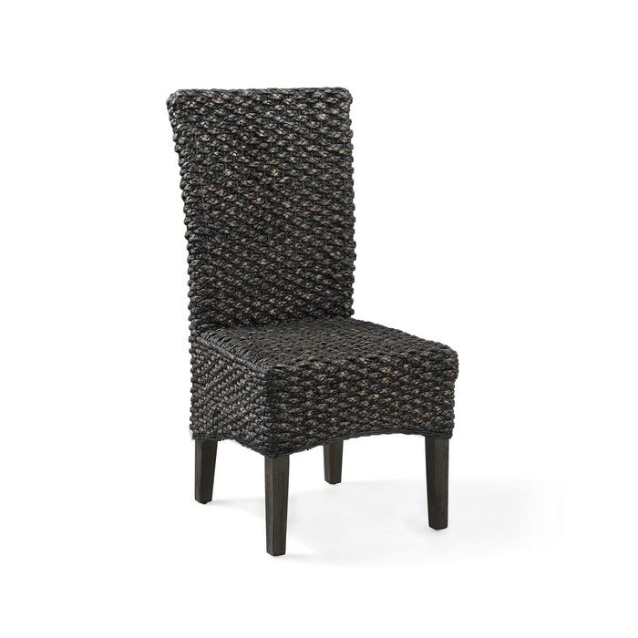 Modus Meadow Chair Water Hyacinth in Graphite Image 1