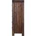 Modus Furniture Meadow Five Drawer Solid Wood Chest in Brick Brown (2024) 655450432453 3F4184A Image 5