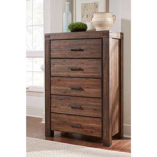 Modus Meadow Five Drawer Solid Wood Chest in Brick Brown (2024)Main Image