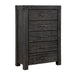 Modus Meadow Five Drawer Solid Wood Chest in Graphite (2024)Image 2