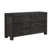 Modus Meadow Six Drawer Solid Wood Dresser in GraphiteImage 4