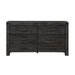 Modus Meadow Six Drawer Solid Wood Dresser in GraphiteImage 5