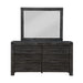 Modus Meadow Six Drawer Solid Wood Dresser in Graphite (2024) Image 6