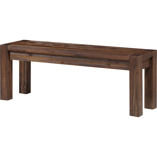 Modus Furniture Meadow Solid Wood Bench in Brick Brown 655450090851 3F4191 Image 2