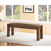 Modus Furniture Meadow Solid Wood Bench in Brick Brown 655450090851 3F4191 Main Image