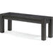 Modus Furniture Meadow Solid Wood Bench in Graphite 655450281259 3FT391 Image 2