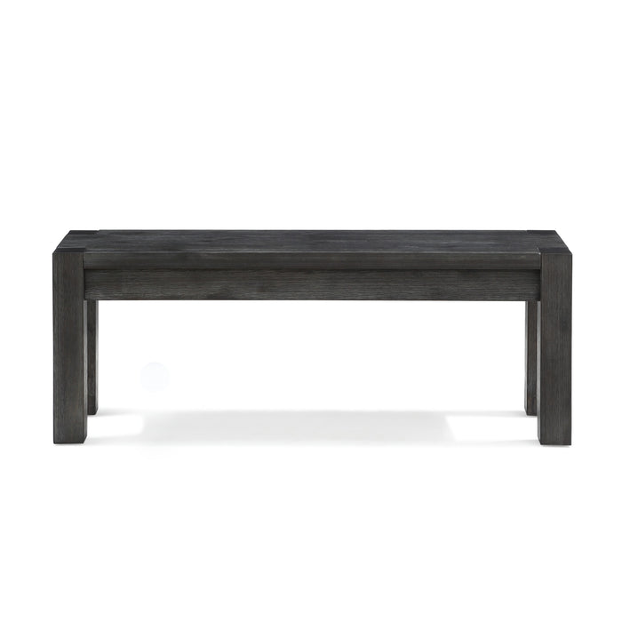 Modus Meadow Solid Wood Bench in GraphiteImage 3