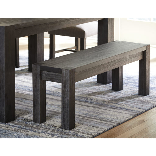 Modus Meadow Solid Wood Bench in GraphiteMain Image