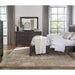 Modus Furniture Meadow Solid Wood Beveled Glass Solid Wood Mirror in Graphite 655450266430 3FT383 Image 1