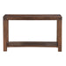 Modus Meadow Solid Wood Console Table in Brick Brown Image 2