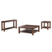 Modus Meadow Solid Wood Console Table in Brick Brown Image 3