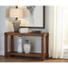 Modus Furniture Meadow Solid Wood Console Table in Brick Brown 655450186028 3F4123 Main Image