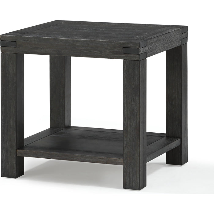 Modus Furniture Meadow Solid Wood End Table in Graphite 655450284526 3FT322 Image 3
