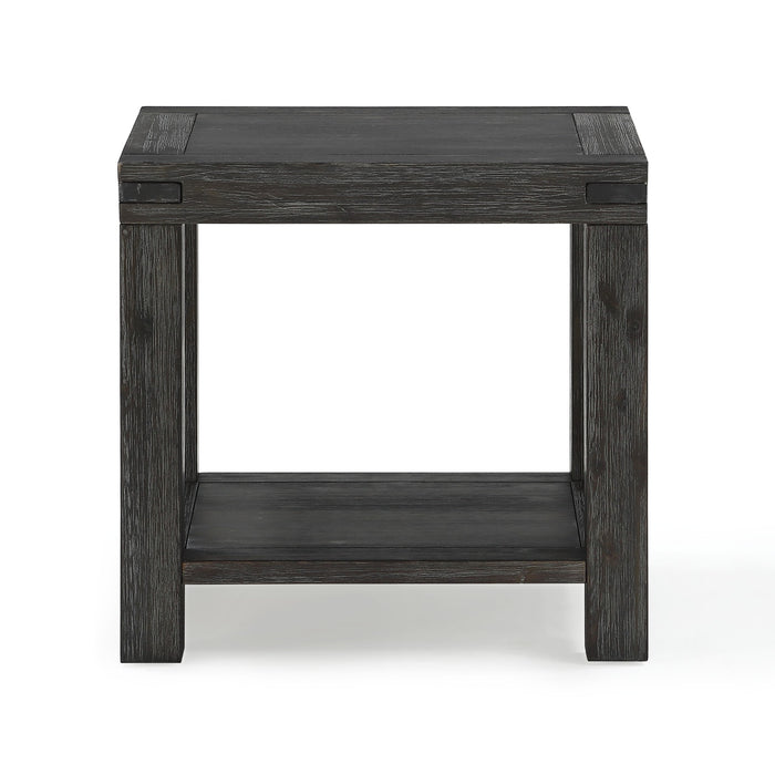Modus Meadow Solid Wood End Table in GraphiteImage 4
