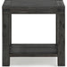 Modus Furniture Meadow Solid Wood End Table in Graphite 655450284526 3FT322 Image 4